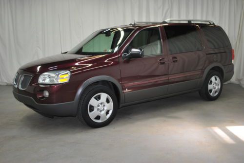 06 pontiac montana minivan sv6 3.5l one owner dvd only 82k no reserve