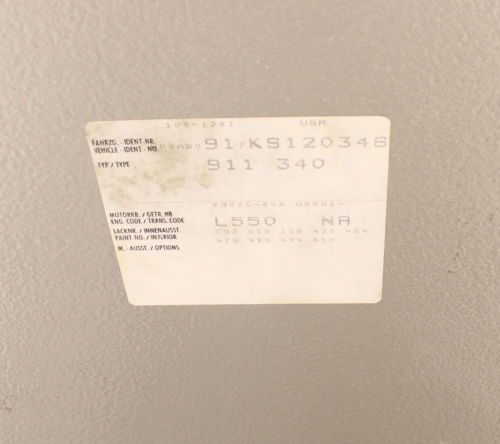 1989 PORSCHE 911 CARRERA COUPE, US $46,000.00, image 15