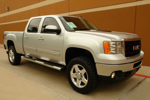 2012 gmc sierra 2500hd slt z71 off-road crew cab duramax diesel 4wd navi tv dvd