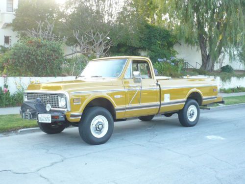 1972 cheyenne 4x4 garaged, rust free, exceptional survivor with original paint