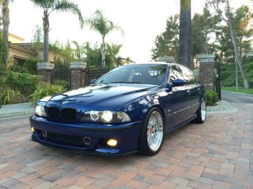 2001 bmw m5 e39 lemans blue, bbs wheels, flawless  *for sale by private party*