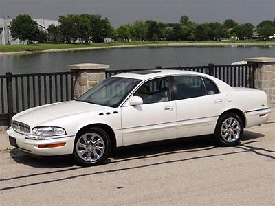 2003 buick park ave ultra white/gry lthr 3.8l v6 supercharged only 39k loaded ~