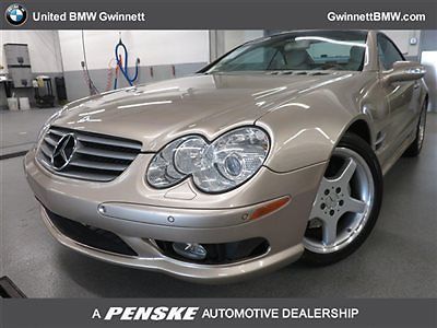 Sl500 2dr roadster 5.0l sl-class low miles convertible automatic gasoline 5.0l 8