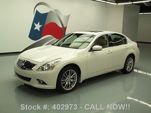 2011 infiniti g37x awd leather sunroof nav rear cam 37k texas direct auto