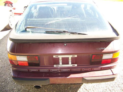 1984 Porsche 944 NA 2.5L Manual Burgundy/Brown Parts Car, US $999.99, image 2