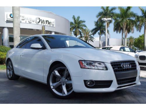 2012 audi a5 2.0t quattro premium plus 1owner clean car