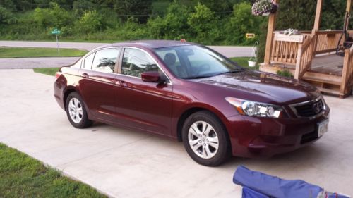 2008 honda accord lx-p sedan certified warranty till 2015!