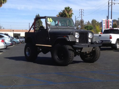 1980 jeep wrangler cj7 automatic 304 v8 lifted off road beast!!!