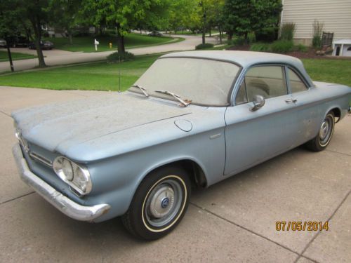 1962 chevrolet corvair 500 coupe, barn find, no reserve