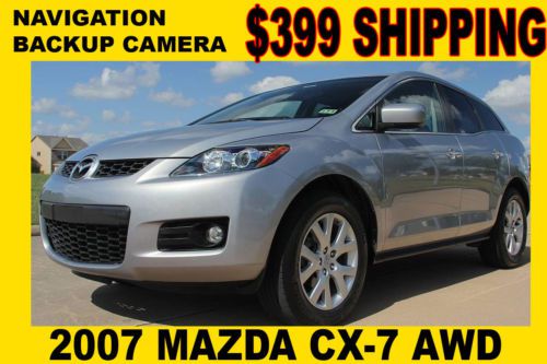 2007 mazda cx-7 awd,navigation,backup camera,rust free,leather