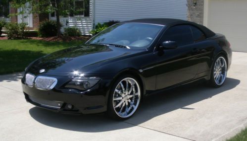 2005 prestine&gt; bmw 645ci base convertible 2-door tons of extras!!