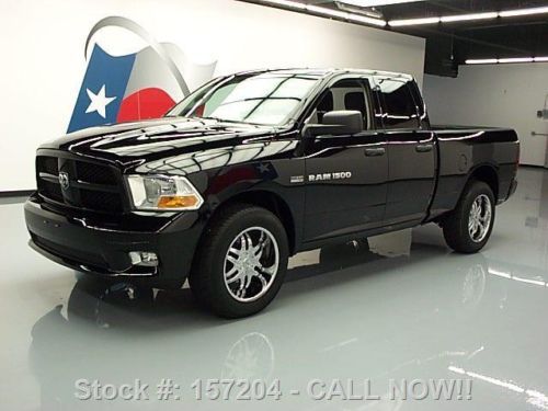 2012 dodge ram express quad cab hemi 20&#034; wheels 47k mi texas direct auto