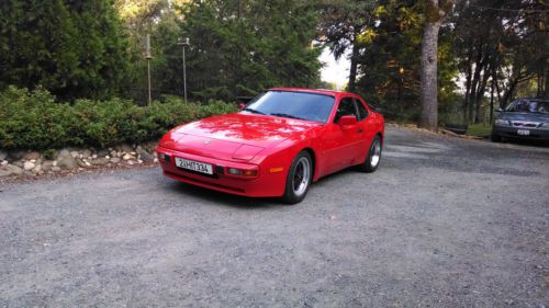 Red,1982 porsche 944, this is a non us spec car (grey market ).