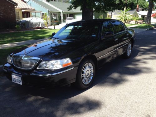 2009 lincoln town car signature limited sedan 4-door 4.6l 61k miles no reserve