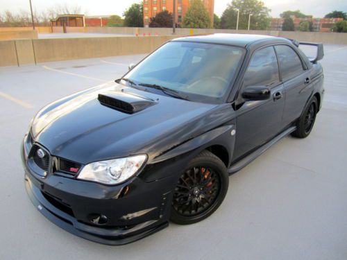 2007 subaru impreza wrx sti 6 speed turbo all wheel drive low price salvage hist