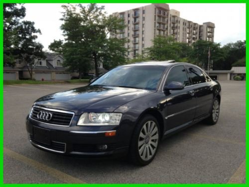 2005 audi a8 l only 66k miles 19&#034; wheels bose gray/black very clean