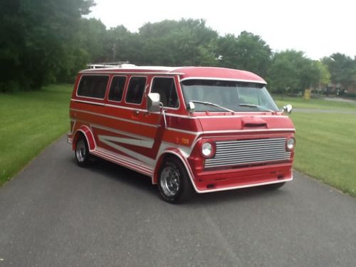 1973 ford e100 van custom conversion van show winner 1 of a kind