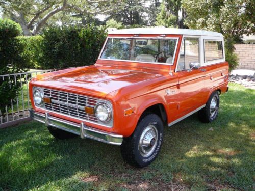 1976 ford bronco sport loaded uncut original paint survivor hd 4x4