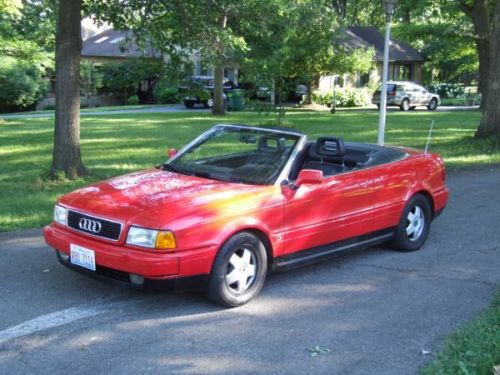 1995 audi cabriolet base convertible 2-door 2.8l convertible no reserve