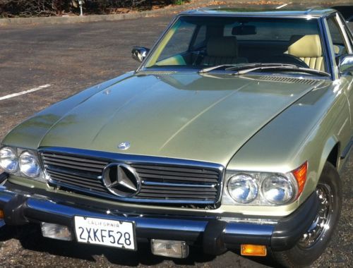 1981 mercedes-benz 380 sl-class roadster convertible