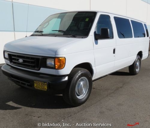 2006 ford e-350 e-series extended body van v8 5.4l am/fm radio ac