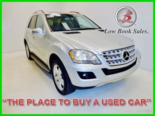 We finance! 11 m-classml350 3.5l v6 awd suv 4x4 sunroof bluetooth leather seats