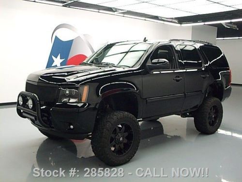 2009 chevy tahoe lt 4x4 lifted sunroof nav dvd 20&#039;s 37k texas direct auto