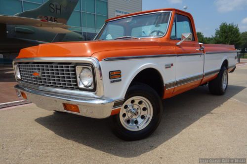 1972 chevrolet cheyenne super 402 bb v8 restored 1/2 ton pickup truck - video