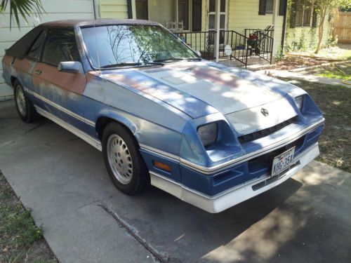 1986 Dodge Charger Shelby Hatchback 2-Door 2.2L, US $1,399.99, image 2