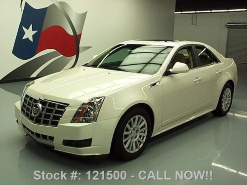 2012 cadillac cts4 lux sedan awd 3.0l pano roof nav 14k texas direct auto