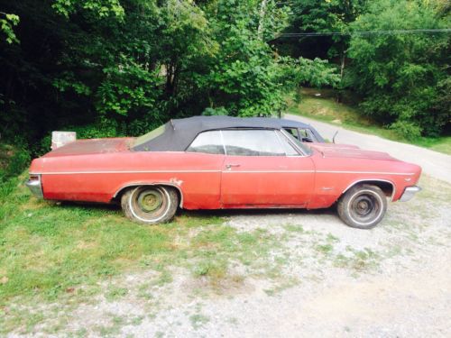 1966 impala ss convertible project or parts car