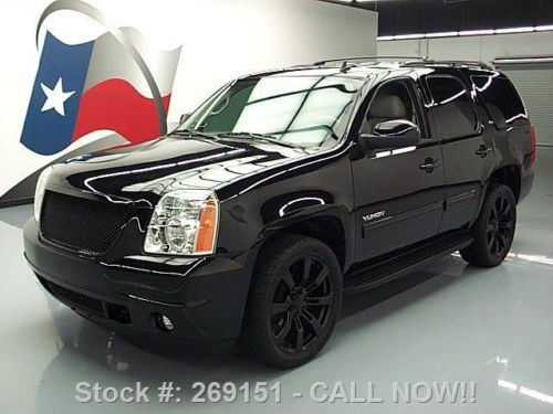 2013 gmc yukon slt htd leather rear cam 22&#034; wheels 24k texas direct auto