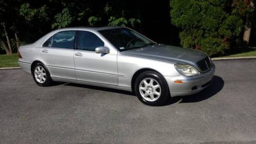 2000 mercedes-benz s500 base sedan 4-door 5.0l - silver metallic