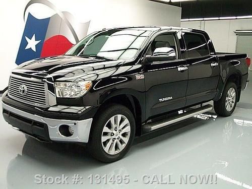 2010 toyota tundra platinum crewmax 4x4 sunroof nav 38k texas direct auto