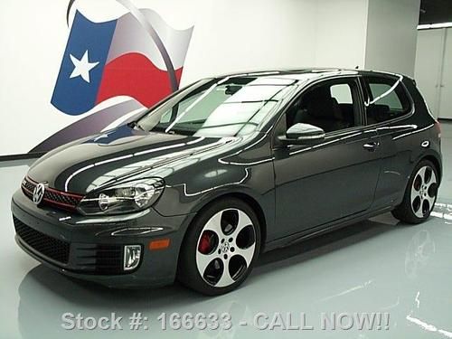 2010 volkswagen gti automatic sunroof 18" wheels 63k mi texas direct auto