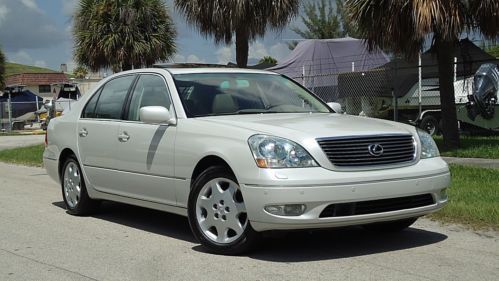 2003 lexus ls430 ultra premium , nav , roof , cooler , park assist , mint