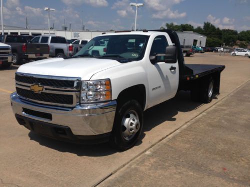 2013 chevrolet silverado 3500 hd 2wd flatbed pickup 2-door 6.0l low miles!!!