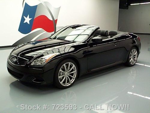 2009 infiniti g37 sport convertible tech prem nav 48k texas direct auto