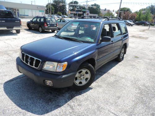 02 subaru forester l all wheel drive clean carfax 95k miles abs brake no reserve