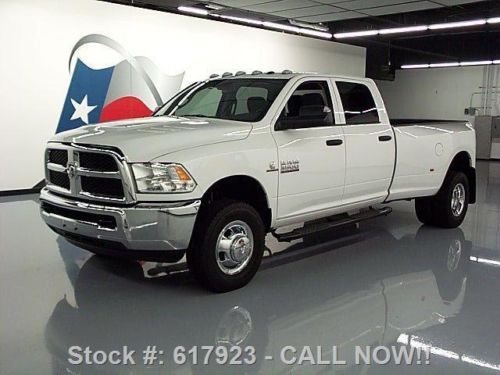 2013 ram 3500 hd tradesman crew 4x4 diesel dually 11k texas direct auto