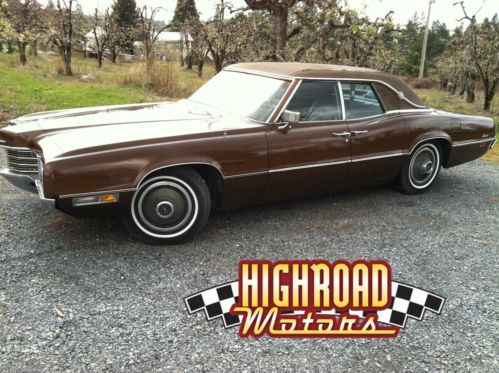 1971 ford thunderbird deluxe sedan 4-door 429 v8 7.0l -no reserve- runs, ca car