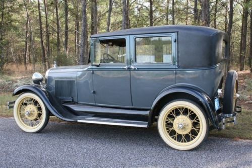 Fully restored all original 2nd california owner 1929 4-door leatherback sedan