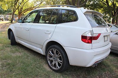 Bmw x3 3.0si 4 dr suv automatic gasoline 3.0l straight 6 cyl alpine white