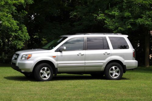 2007honda pilot ex-l v6 4wd clear title &amp; carfax  clean