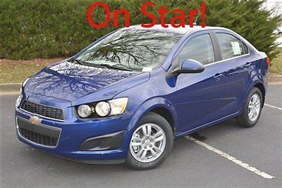 Chevrolet sonic lt new 4 dr sedan automatic gasoline 1.8l l4 mpi dohc 16v blue t