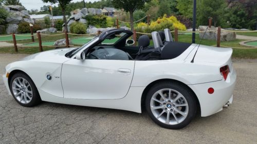 White convertible, excellent condition