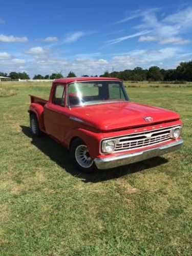 F100 red, hot rod, custom, pickup truck, rat rod, classic, ford, chevy, nice