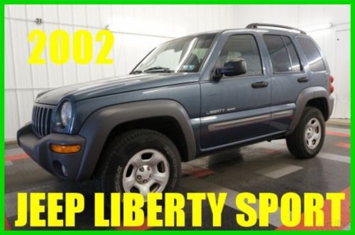 2002 jeep liberty sport 4x4 suv wow nice one owner 60+photos must see