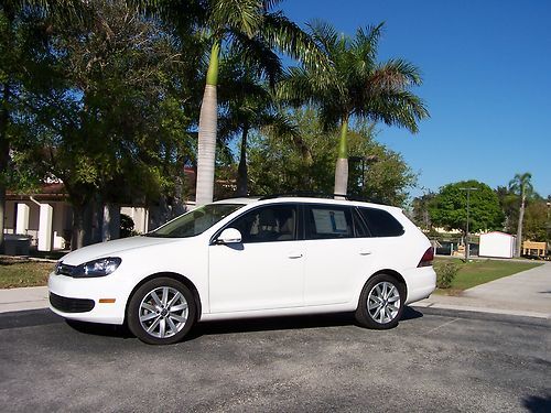 2012 vw volkswagen jetta wagon tdi deisel engine 22k miles pano roof fl 1 owner