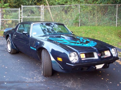 1975 pontaic transam - 52,715 original miles - unrestored, documented car